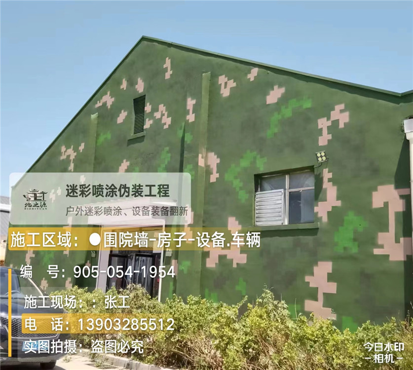 郴州外墙数码迷彩漆施工报价清单(100㎡标准墙面测算)